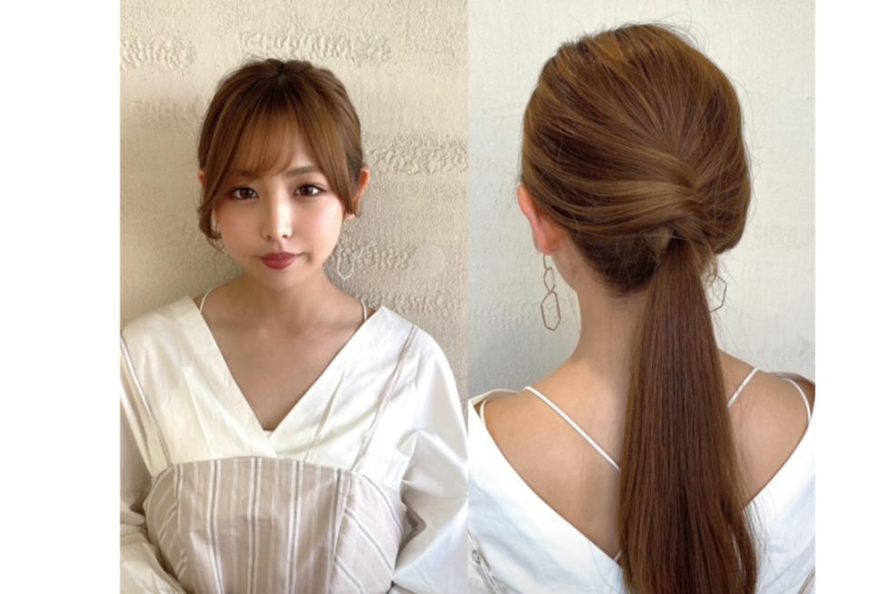 おうちで覚える春の簡単スタイリング♡こなれひねりポニー