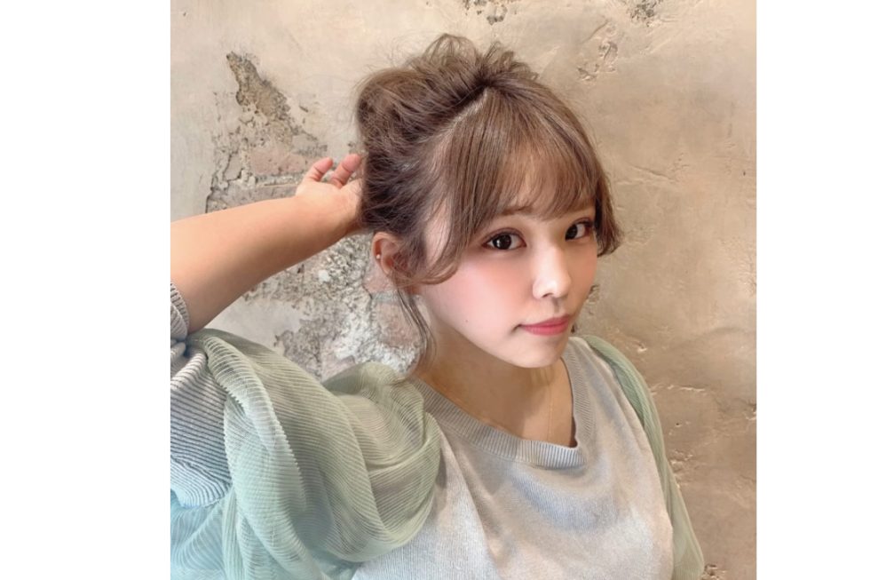 花見で可愛くセルフアレンジ♡ルーズお団子
