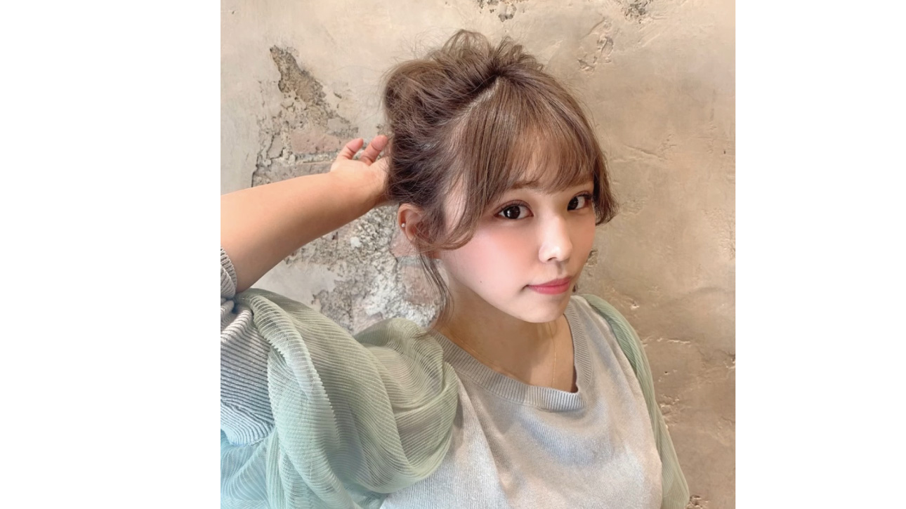 花見で可愛くセルフアレンジ♡ルーズお団子