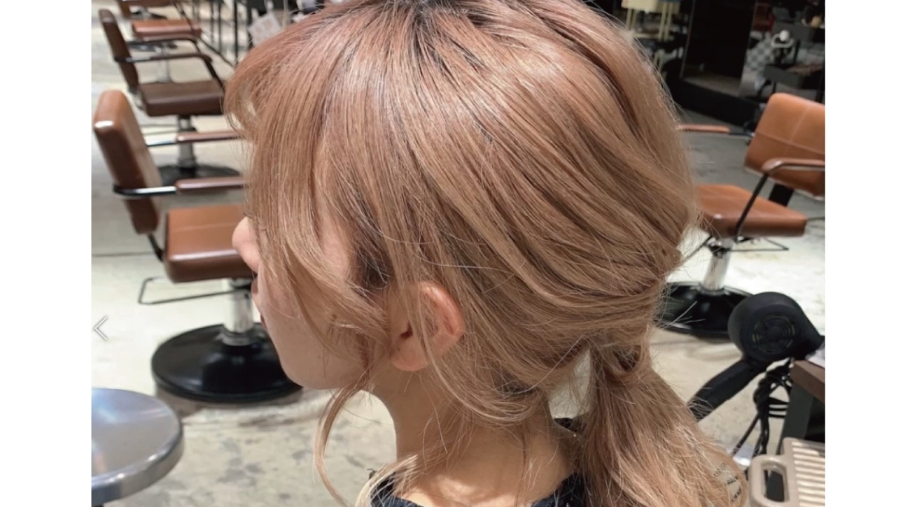 【ヘアアレンジ】夏の準備！冷感後れ毛アレンジこなれローポニー