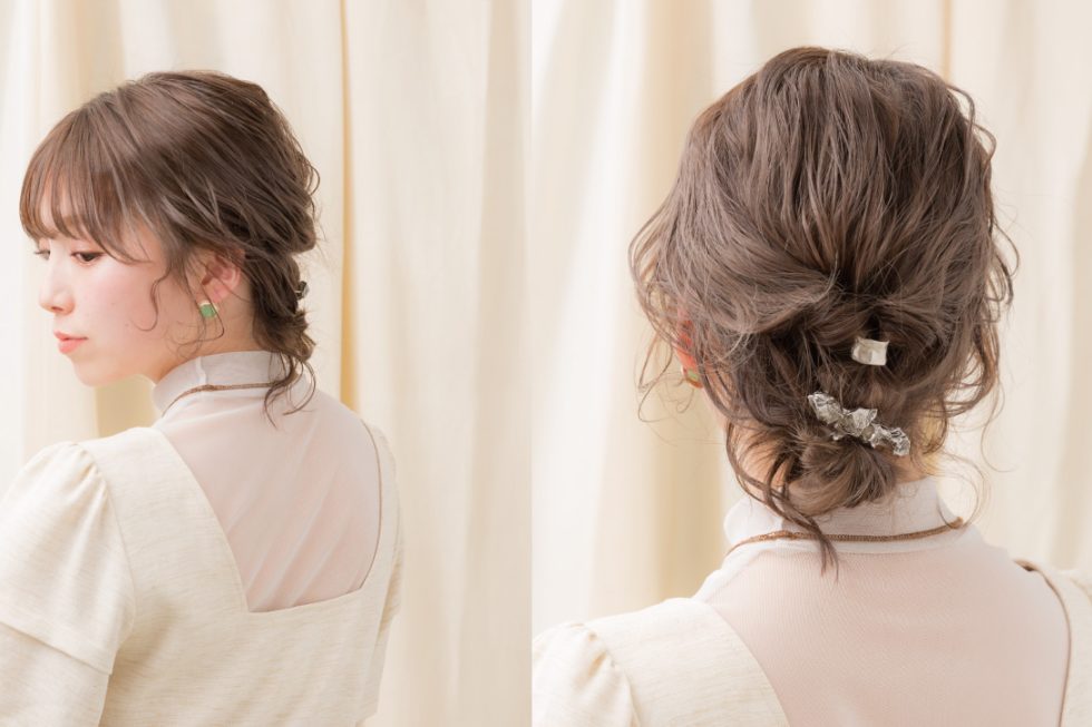 ボブでもできる！くるりんぱで“こなれ”ヘアアレンジ