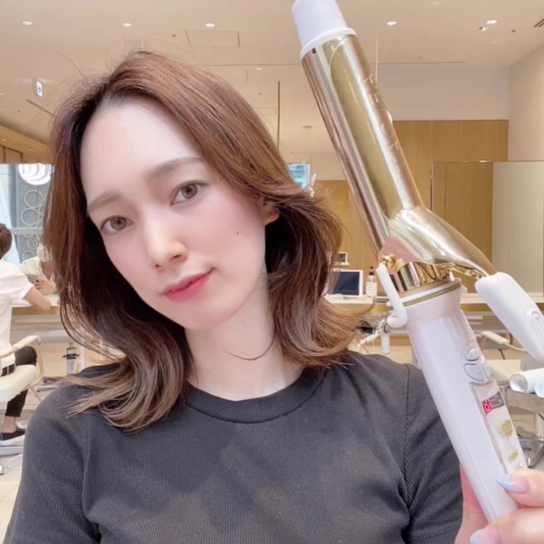 【ヘアアレンジ】夏は冷感ウェットへア！簡単くびれ巻き